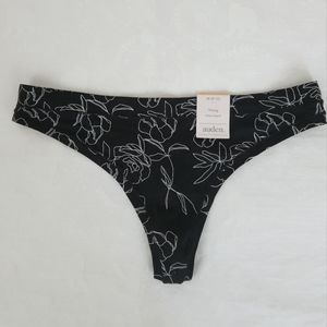 💕🔥NWT Auden thong panties Cotton Blend Medium black